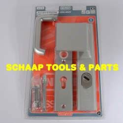 Veiligheidsgarnituur PC 72 mm met duwer en kruk SKG*** Anti-kerntrek | 3419AK-PC72